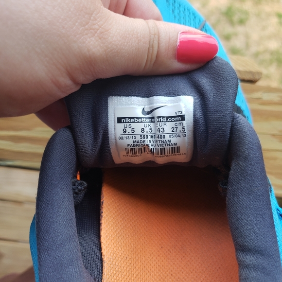 Make Offer! Men's NIKE Lunarglide 5 Shoes SZ 9.5 - Picture 5 of 6